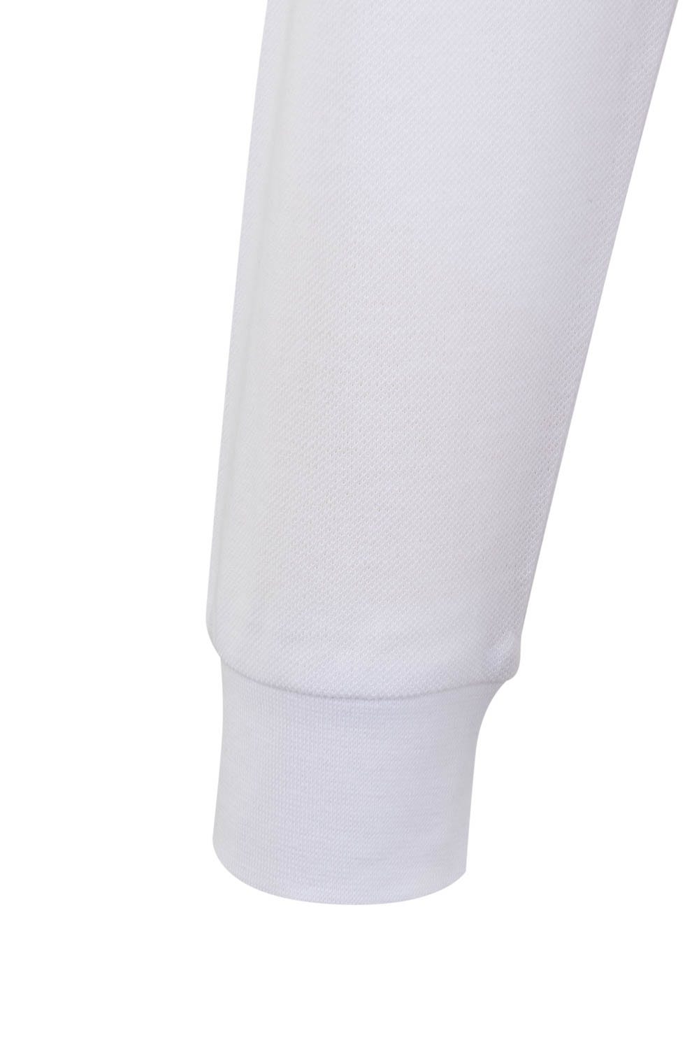 PL200WW.POLO MANGA LARGA MUJER WHITE 2XL