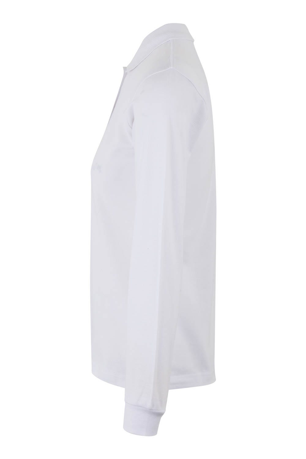 PL200WW.POLO MANGA LARGA MUJER WHITE 2XL