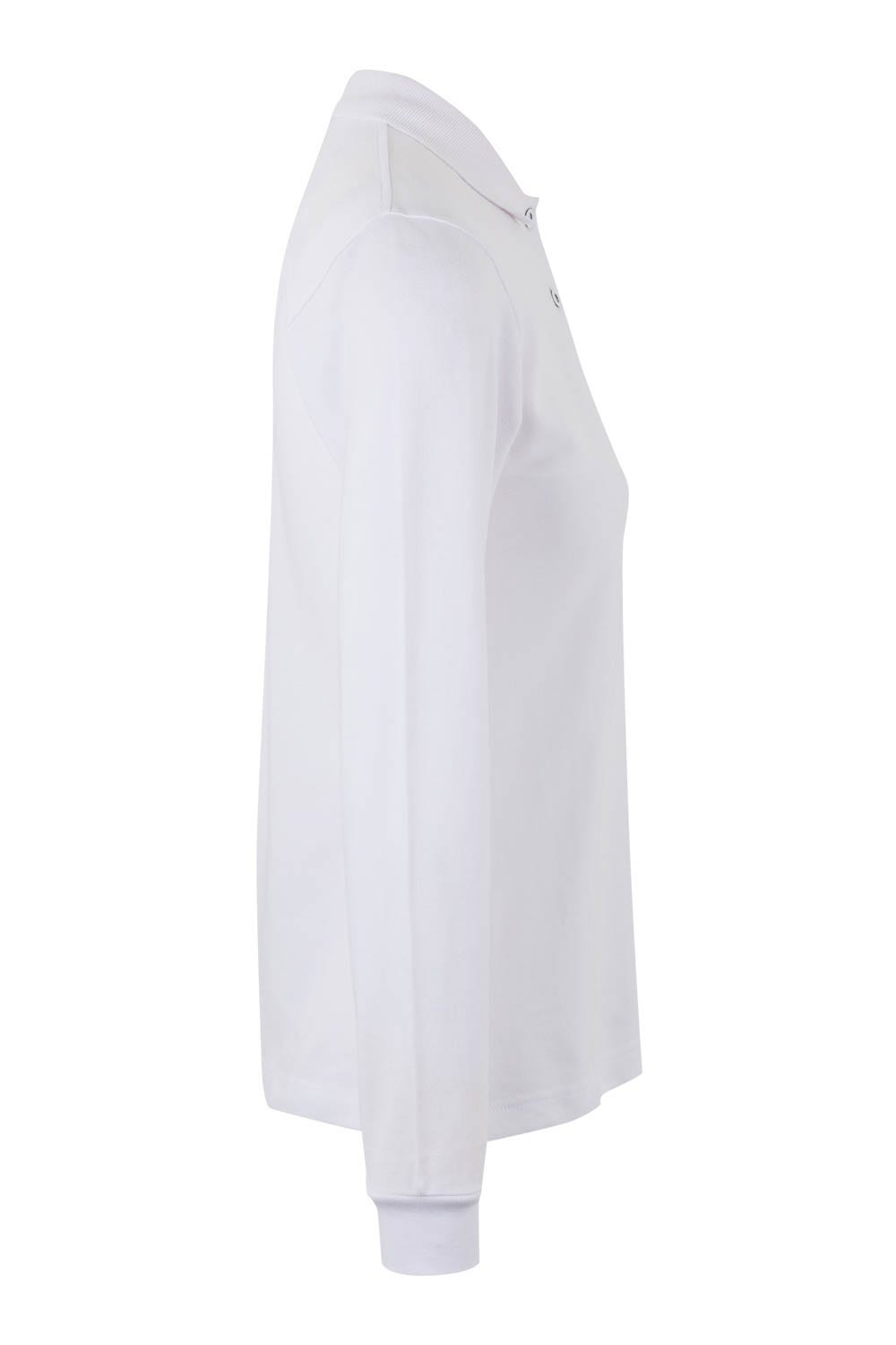 PL200WW.POLO MANGA LARGA MUJER WHITE 2XL