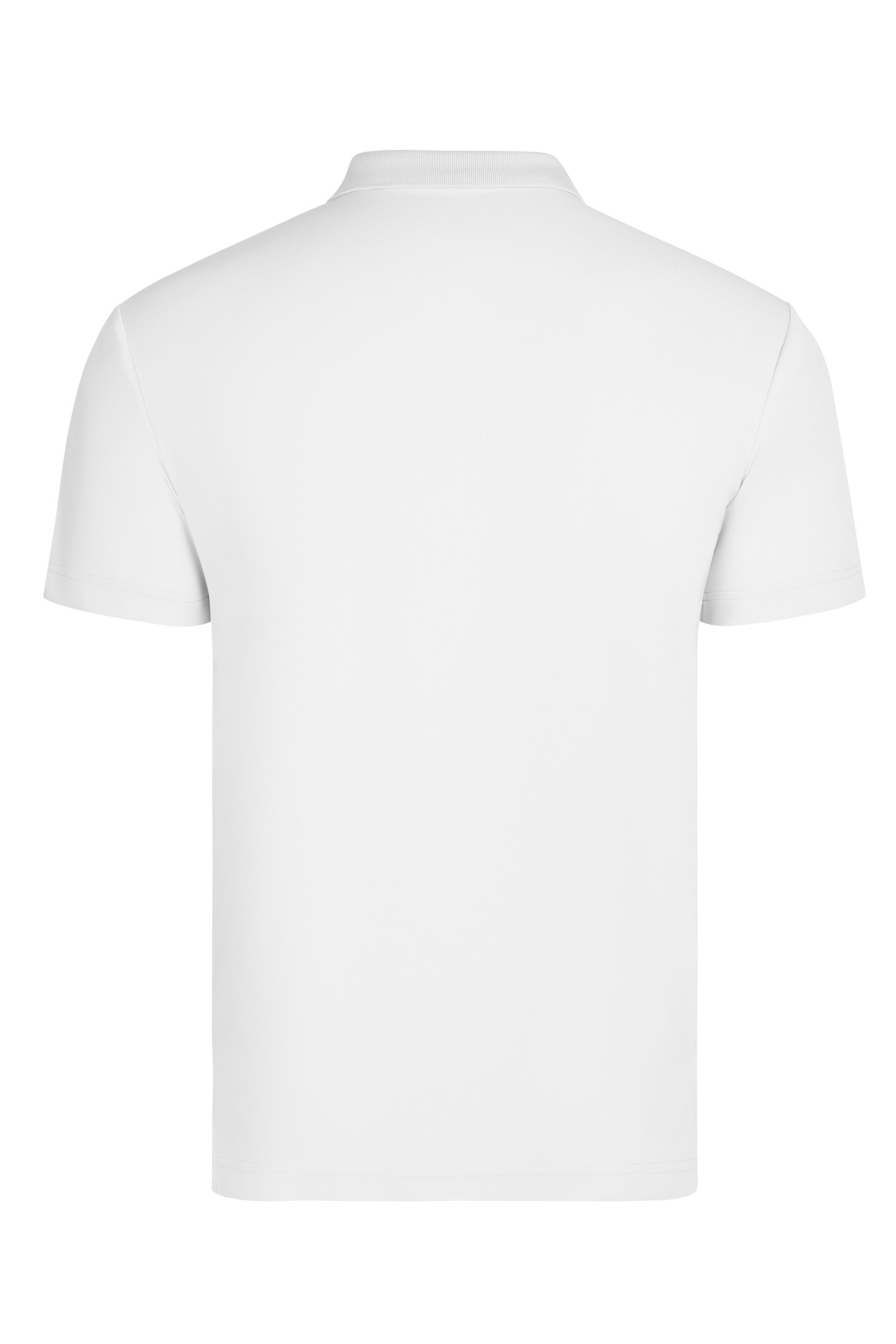 PS160U.POLO MANGA CORTA UNISEX WHITE S