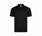 PS160U.POLO MANGA CORTA UNISEX BLACK S