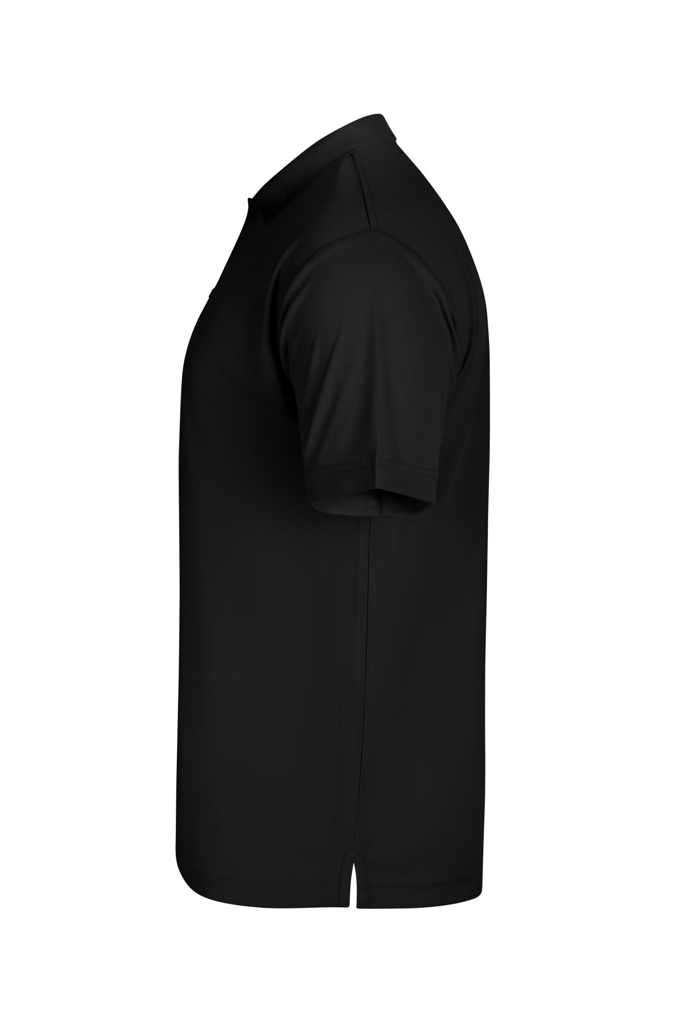 PS160U.POLO MANGA CORTA UNISEX BLACK S