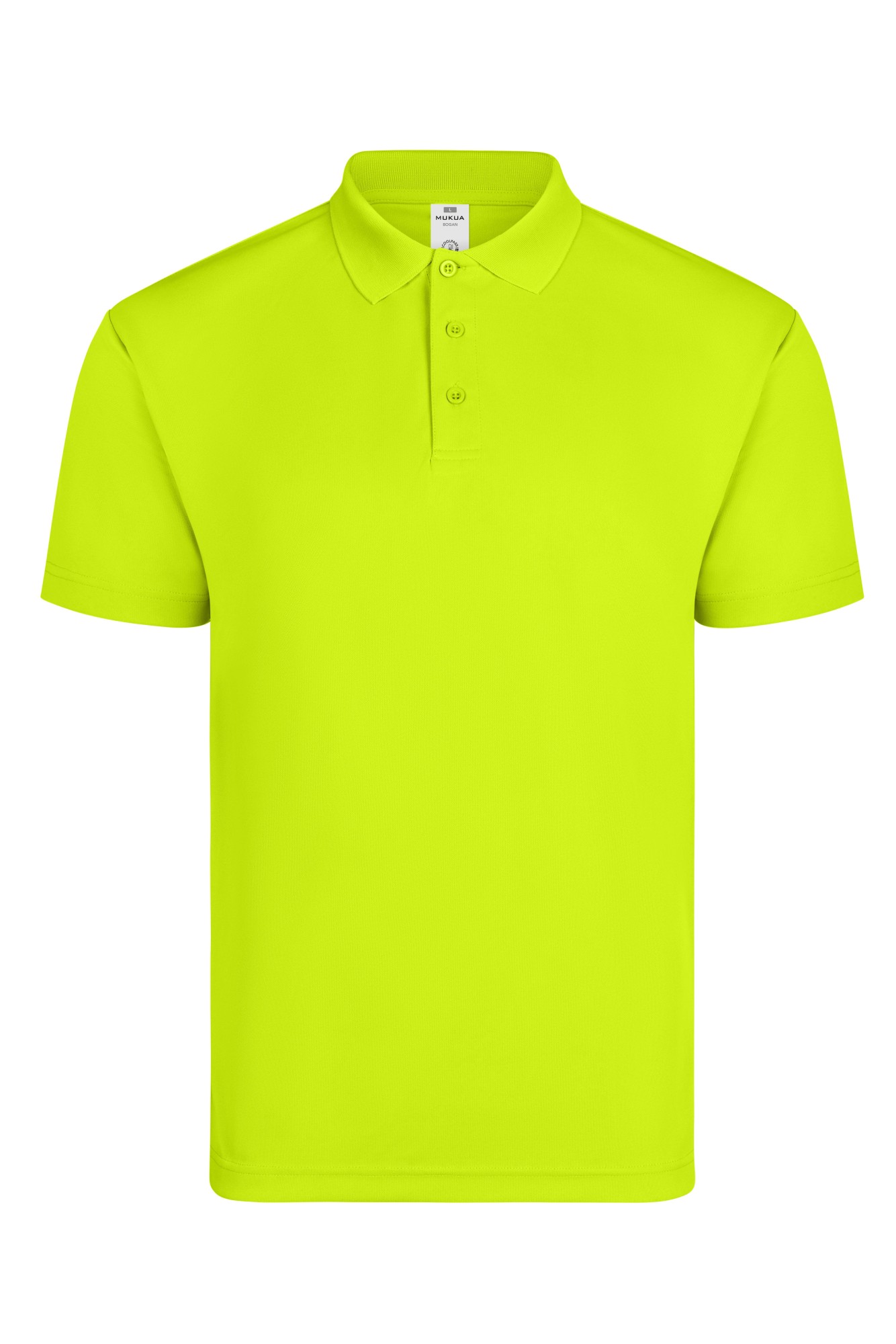 PS160U.POLO MANGA CORTA UNISEX FLÚOR YELLOW S