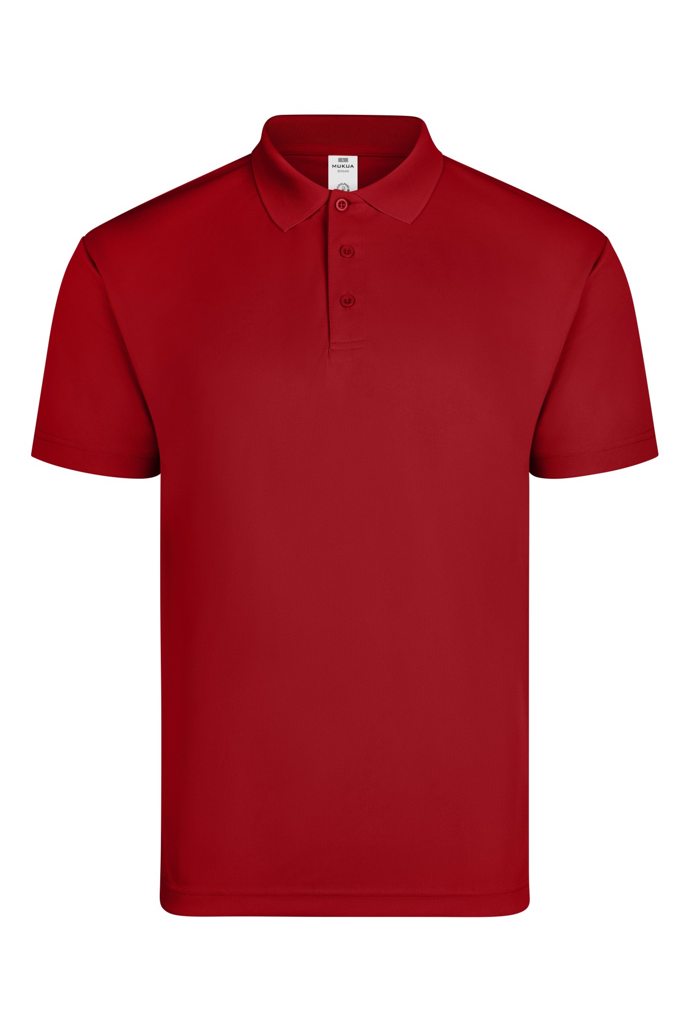 PS160U.POLO MANGA CORTA UNISEX RED S
