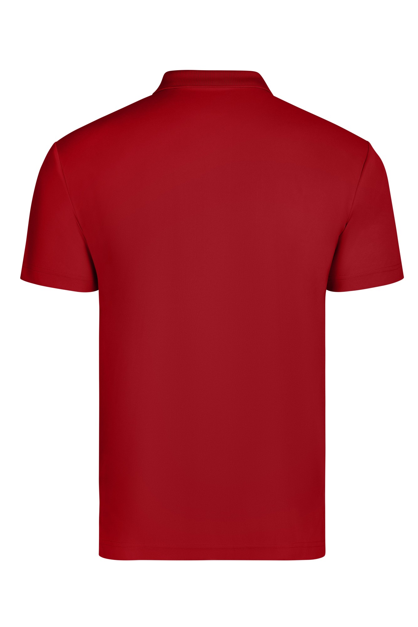 PS160U.POLO MANGA CORTA UNISEX RED S