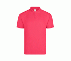 PS160U.POLO MANGA CORTA UNISEX FLUOR CORAL S