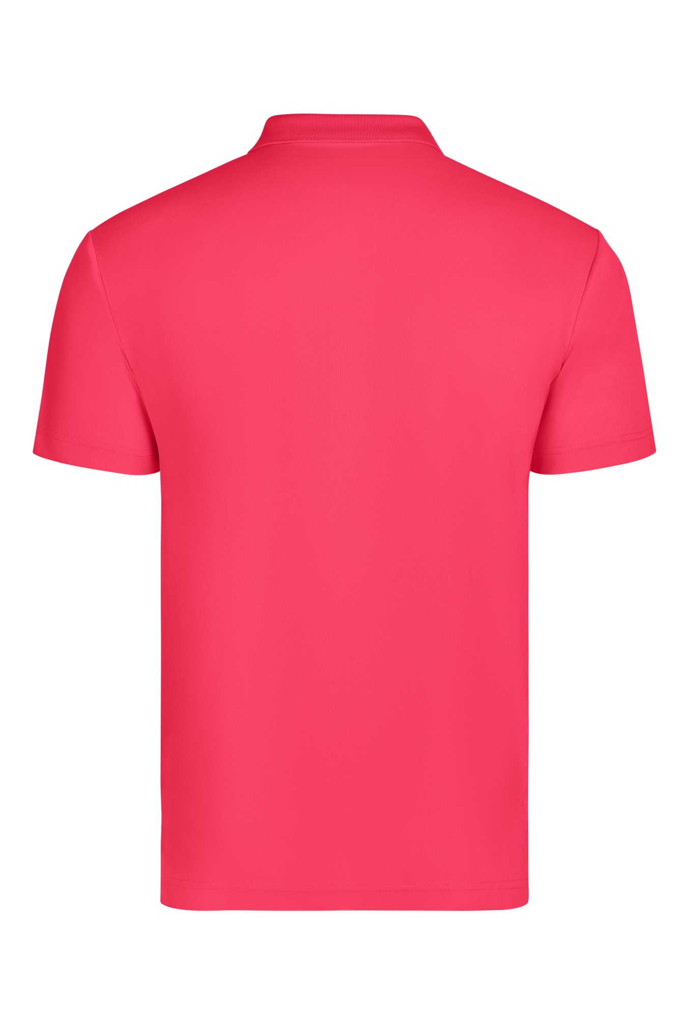 PS160U.POLO MANGA CORTA UNISEX FLUOR CORAL S