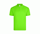 PS160U.POLO MANGA CORTA UNISEX LIME FLÚOR S