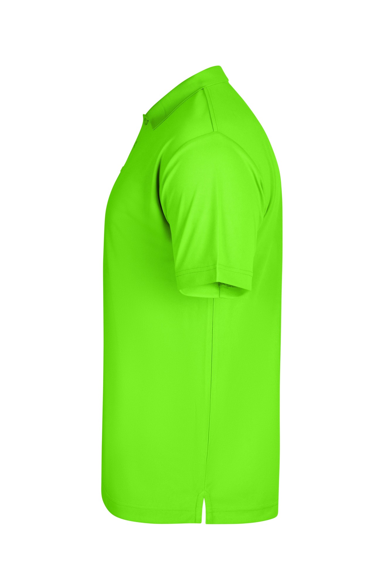 PS160U.POLO MANGA CORTA UNISEX LIME FLÚOR S
