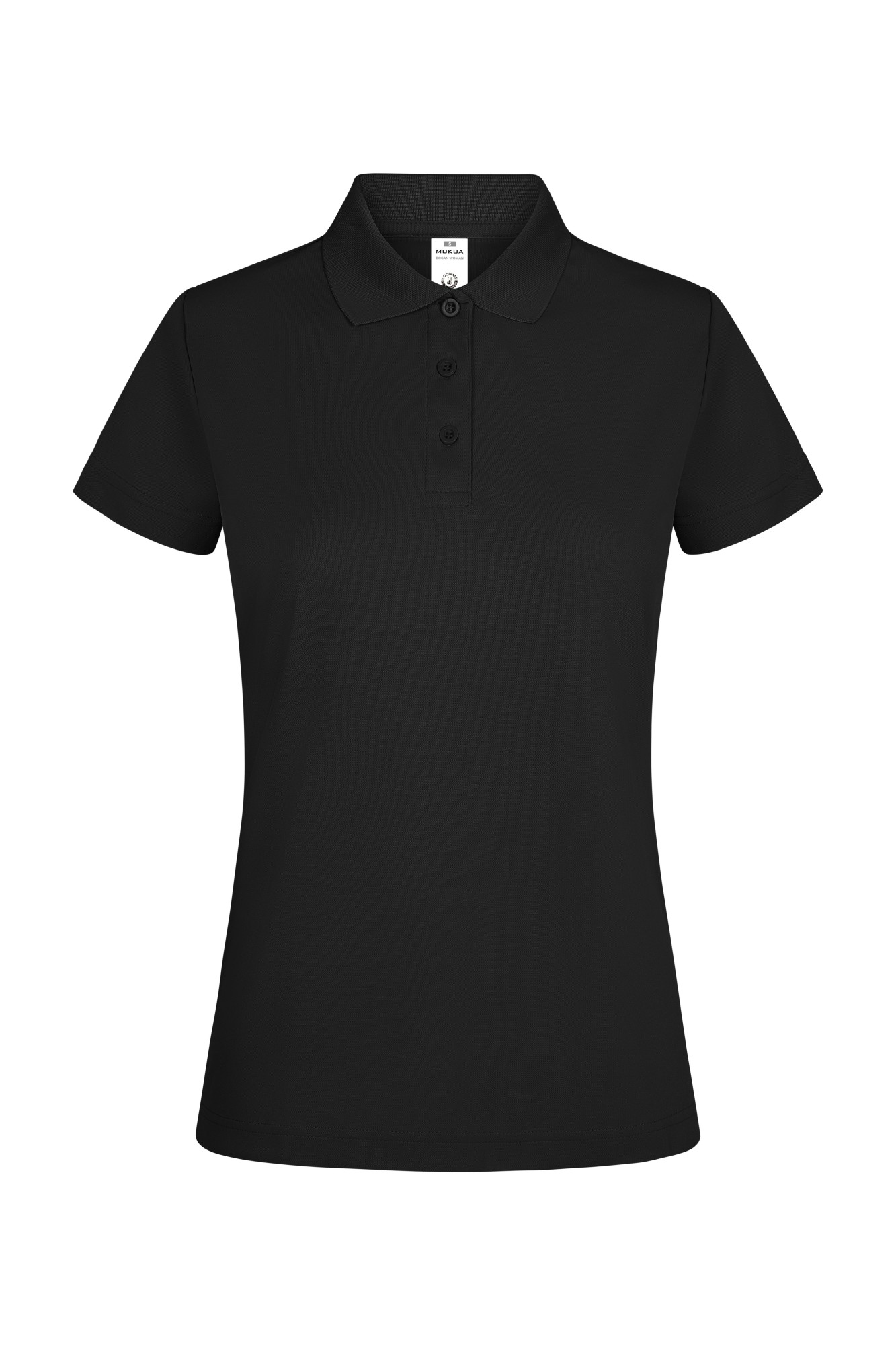 PS160W.POLO MANGA CORTA MUJER BLACK XS