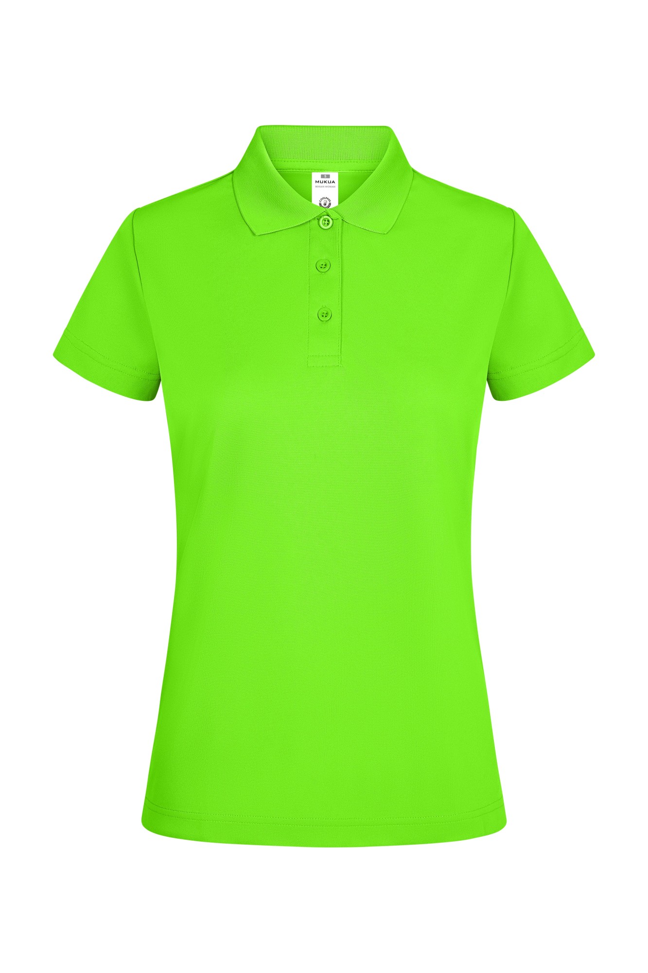 PS160W.POLO MANGA CORTA MUJER LIME FLÚOR XS