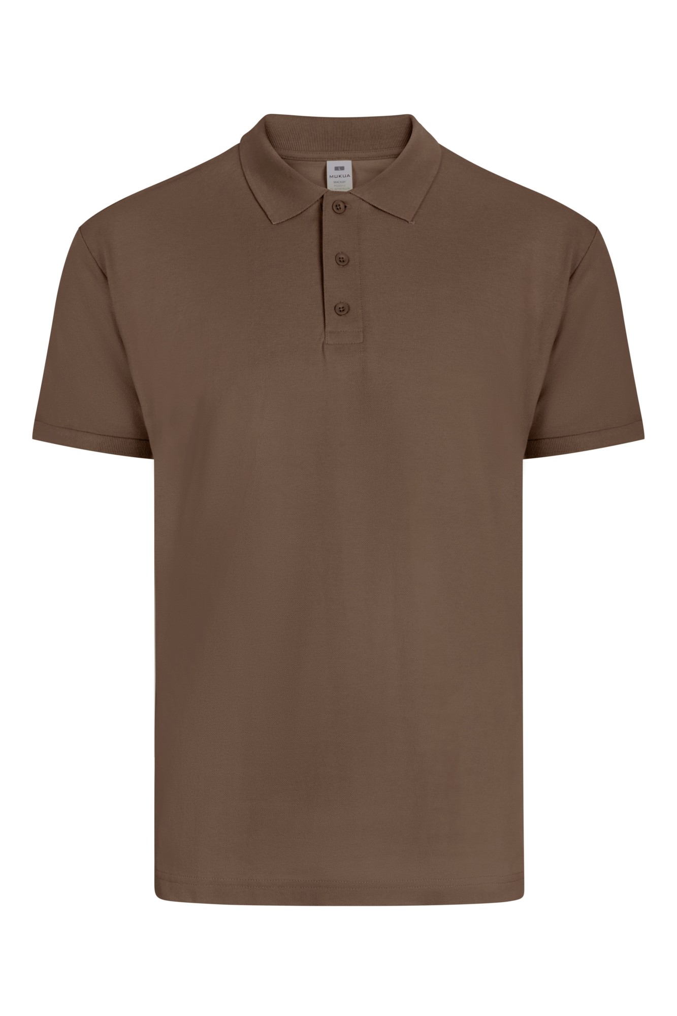 PS2001U.POLO MANGA CORTA 210 MOCHA S