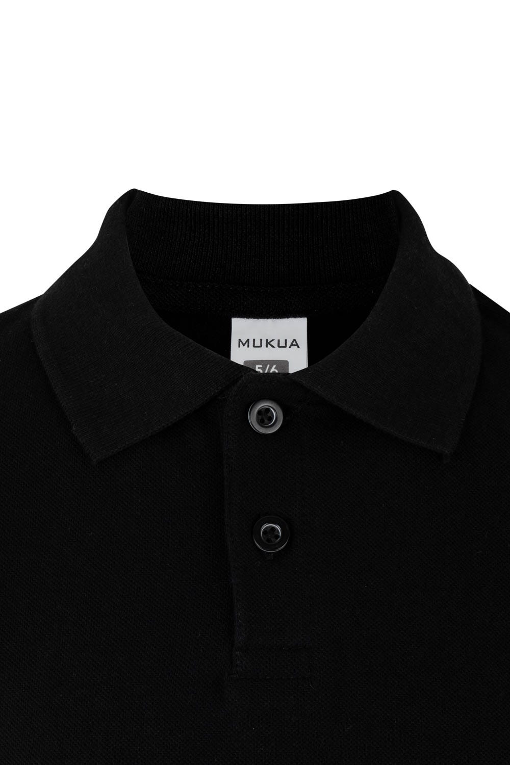 PS200KC.POLO MANGA CORTA KIDS BLACK 1/2