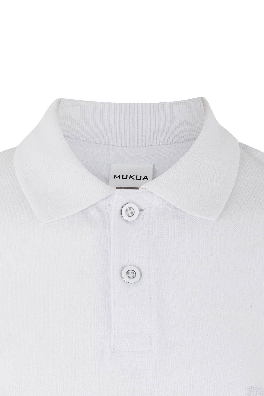 PS200KW.POLO MANGA CORTA KIDS WHITE 1/2