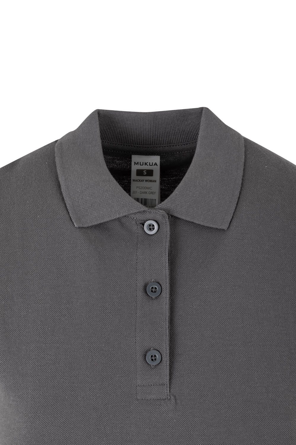 PS200WC.POLO MANGA CORTA MUJER DARK GREY 2XL