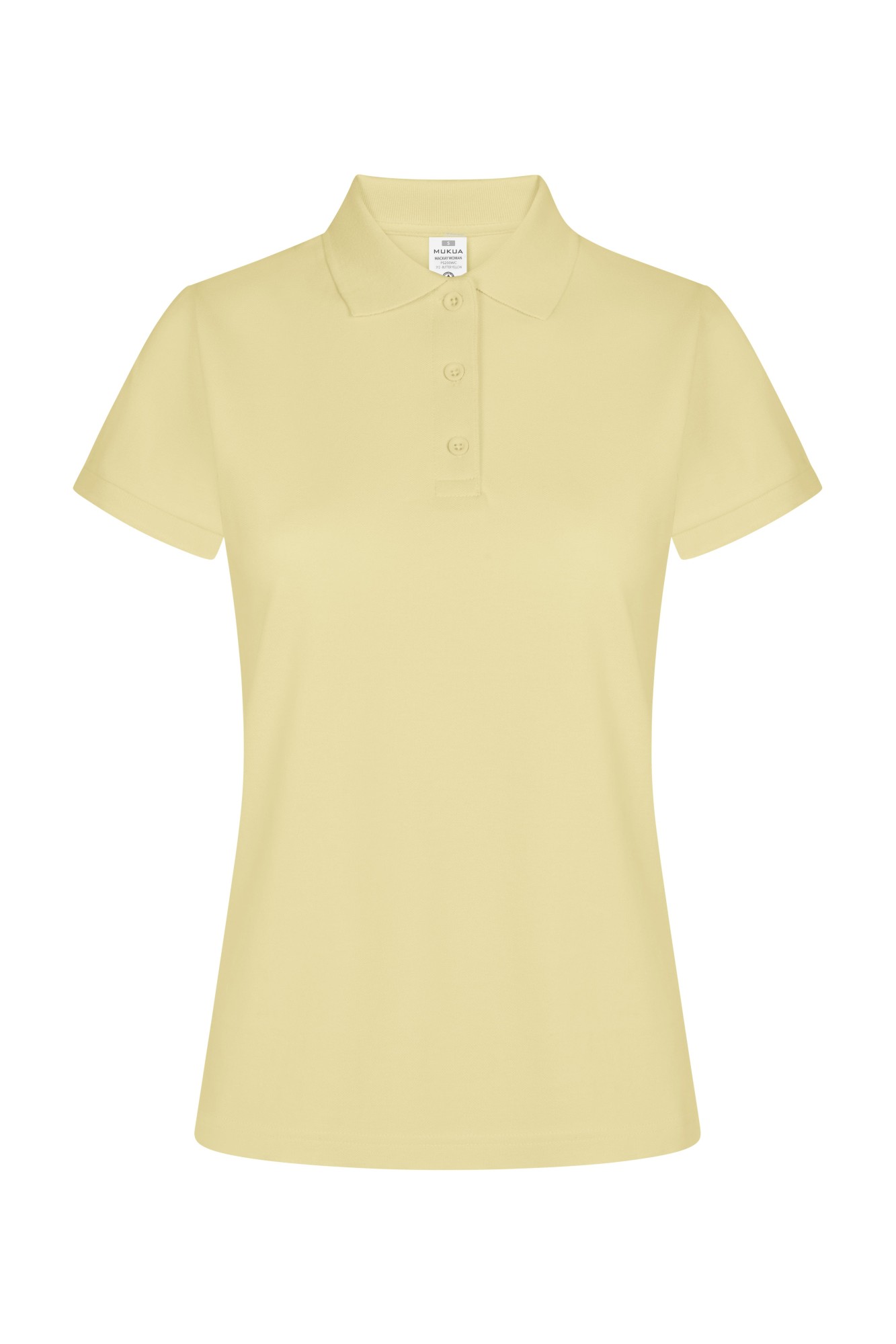 PS200WC.POLO MANGA CORTA MUJER BUTTER YELLOW XS