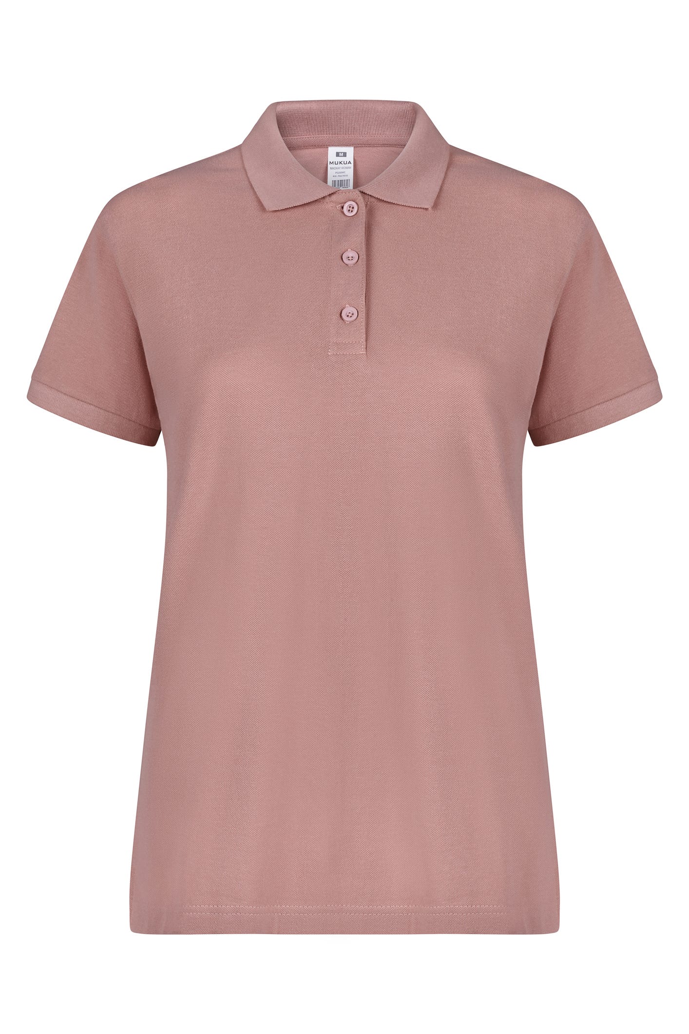 PS200WC.POLO MANGA CORTA MUJER PALE ROSE S