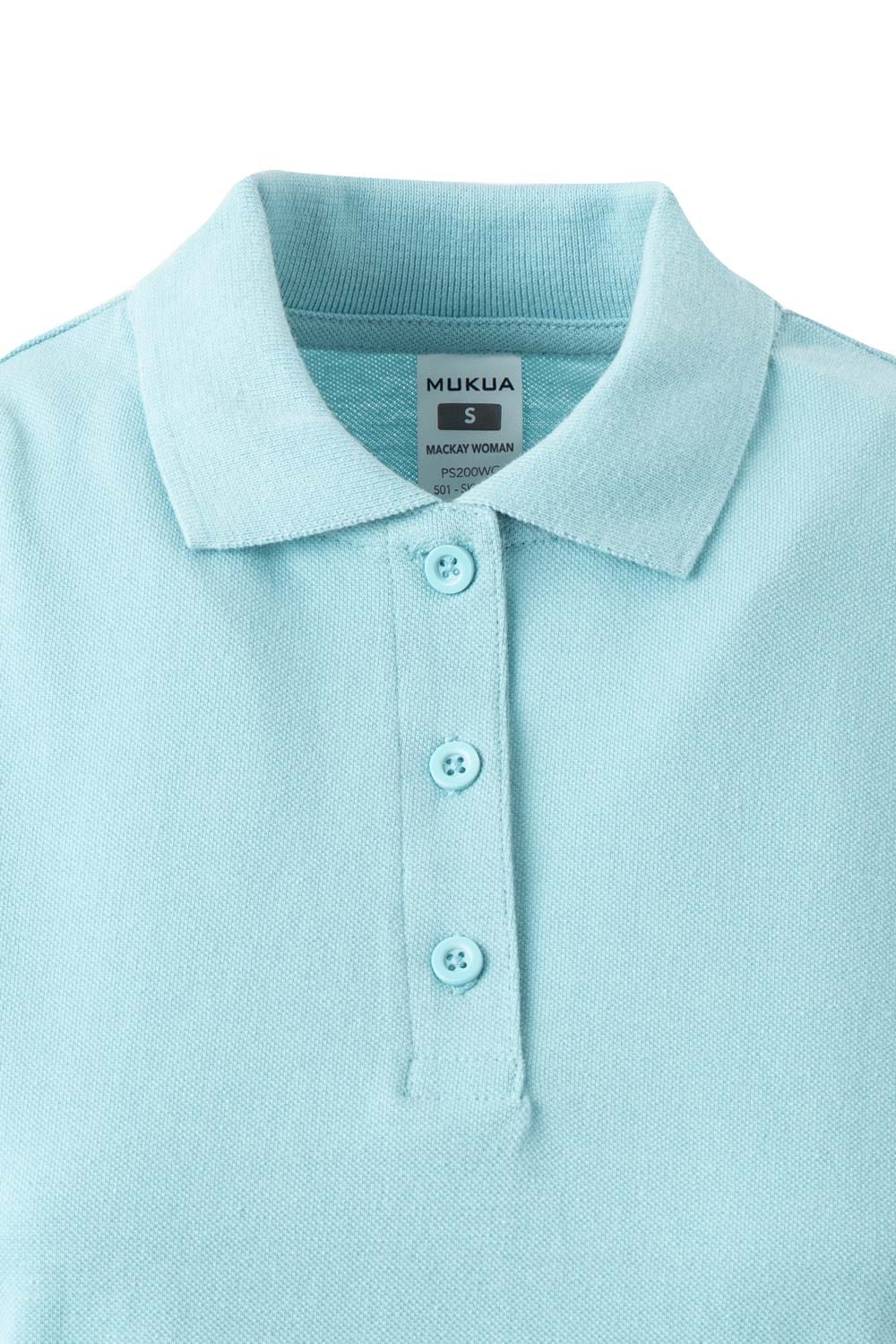 PS200WC.POLO MANGA CORTA MUJER SKY BLUE 2XL