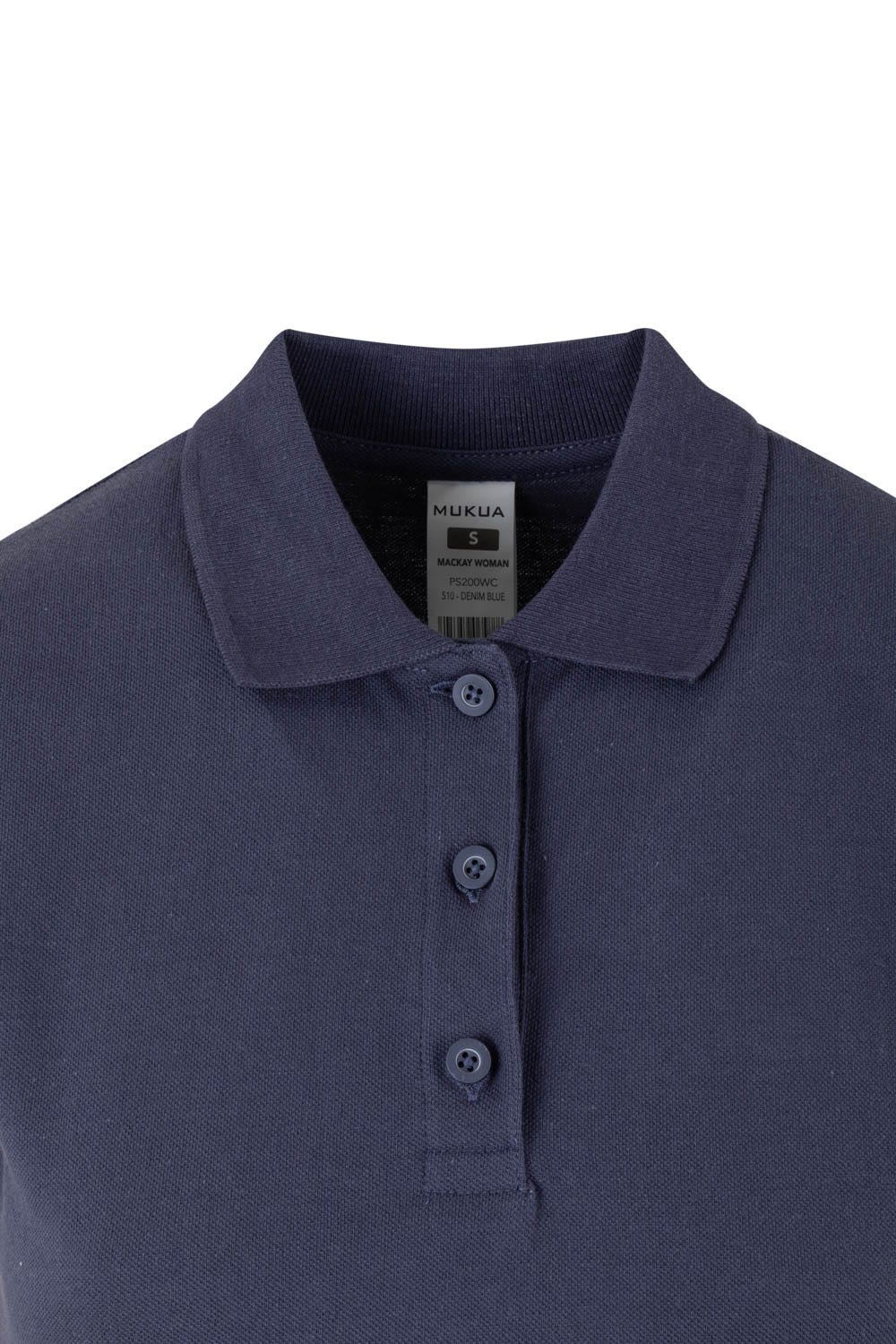 PS200WC.POLO MANGA CORTA MUJER DENIM BLUE 2XL