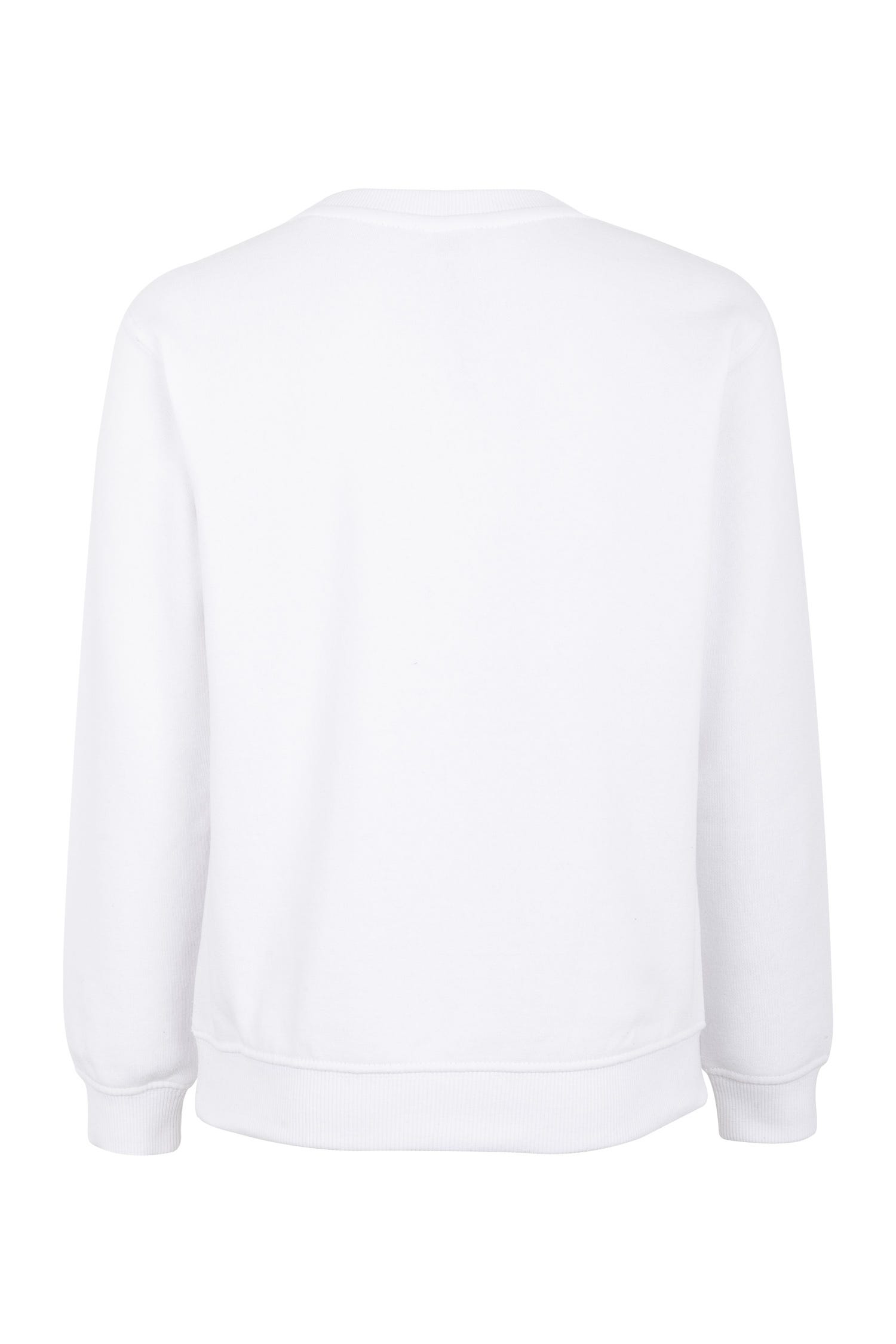 SC270K.SUDADERA CUELLO REDONDO KIDS WHITE 1/2