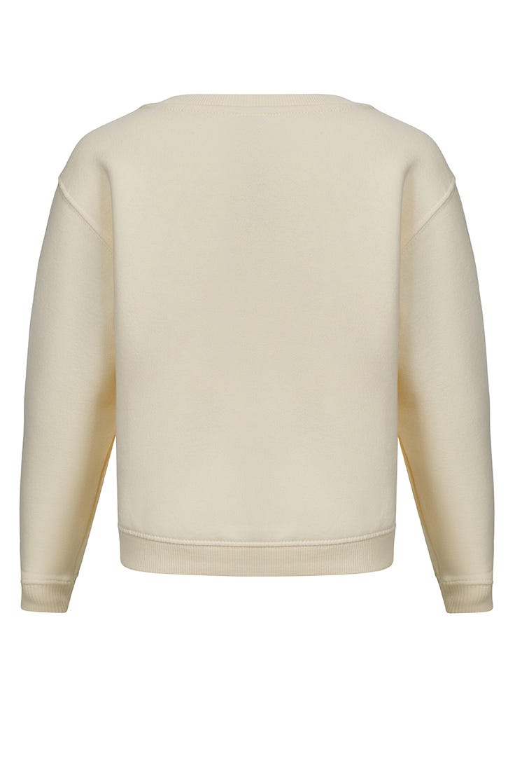 SC270K.SUDADERA CUELLO REDONDO KIDS IVORY 1/2