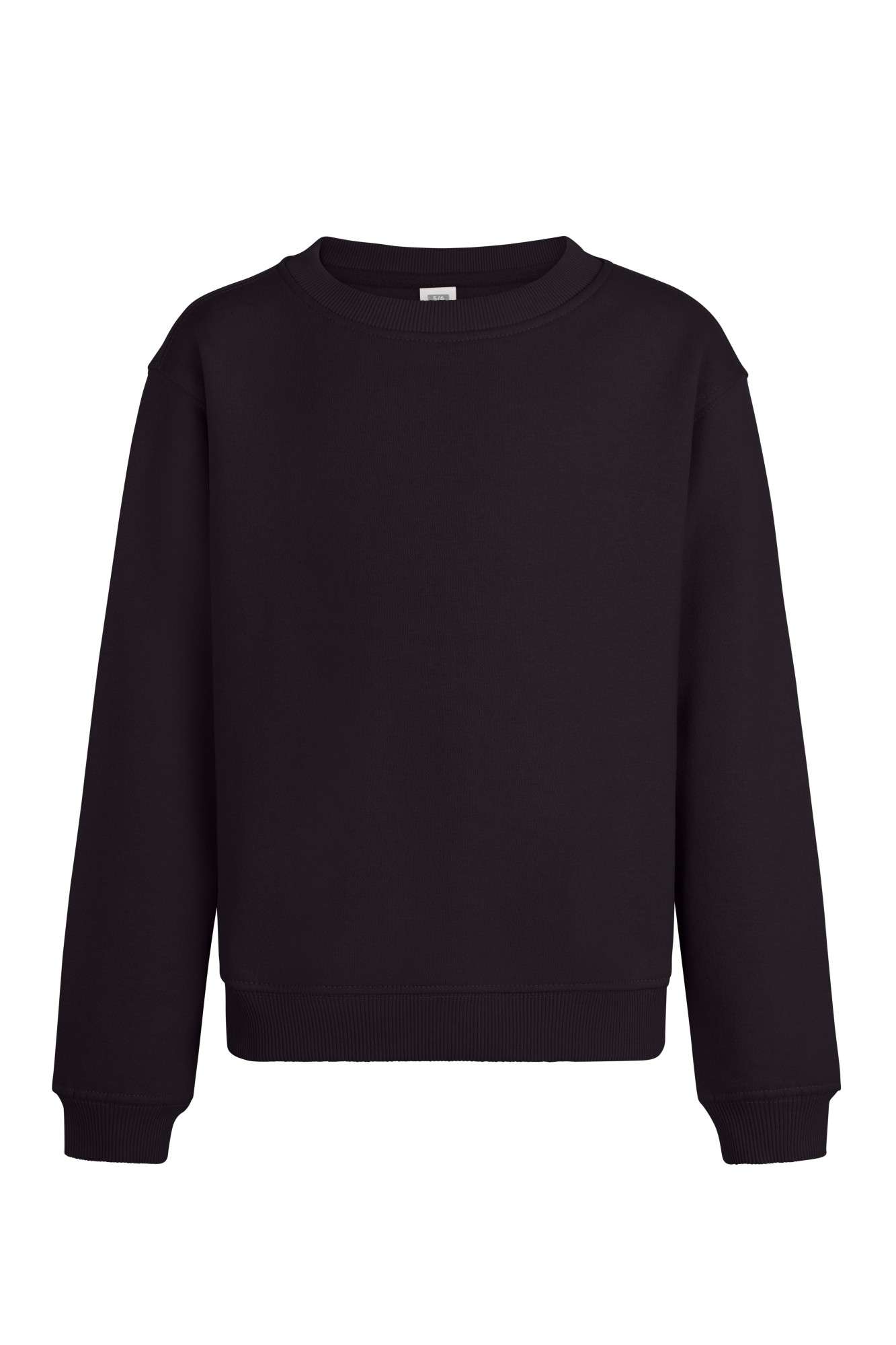 SC270K.SUDADERA CUELLO REDONDO KIDS DARK PLUM 1/2