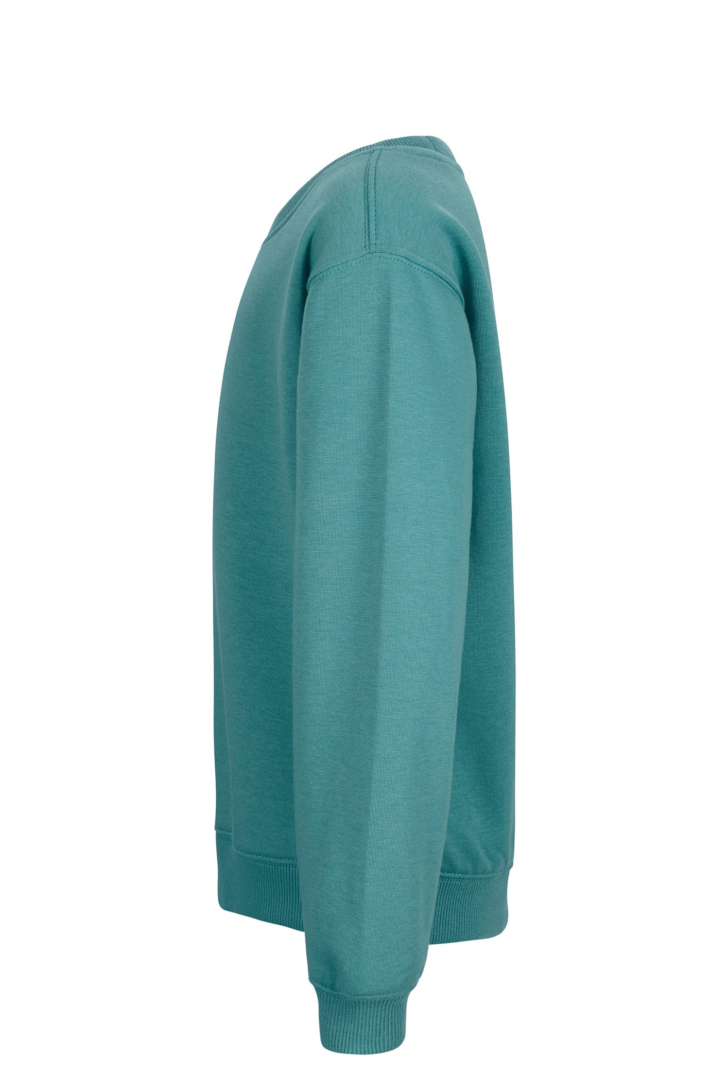 SC270K.SUDADERA CUELLO REDONDO KIDS TEAL 1/2