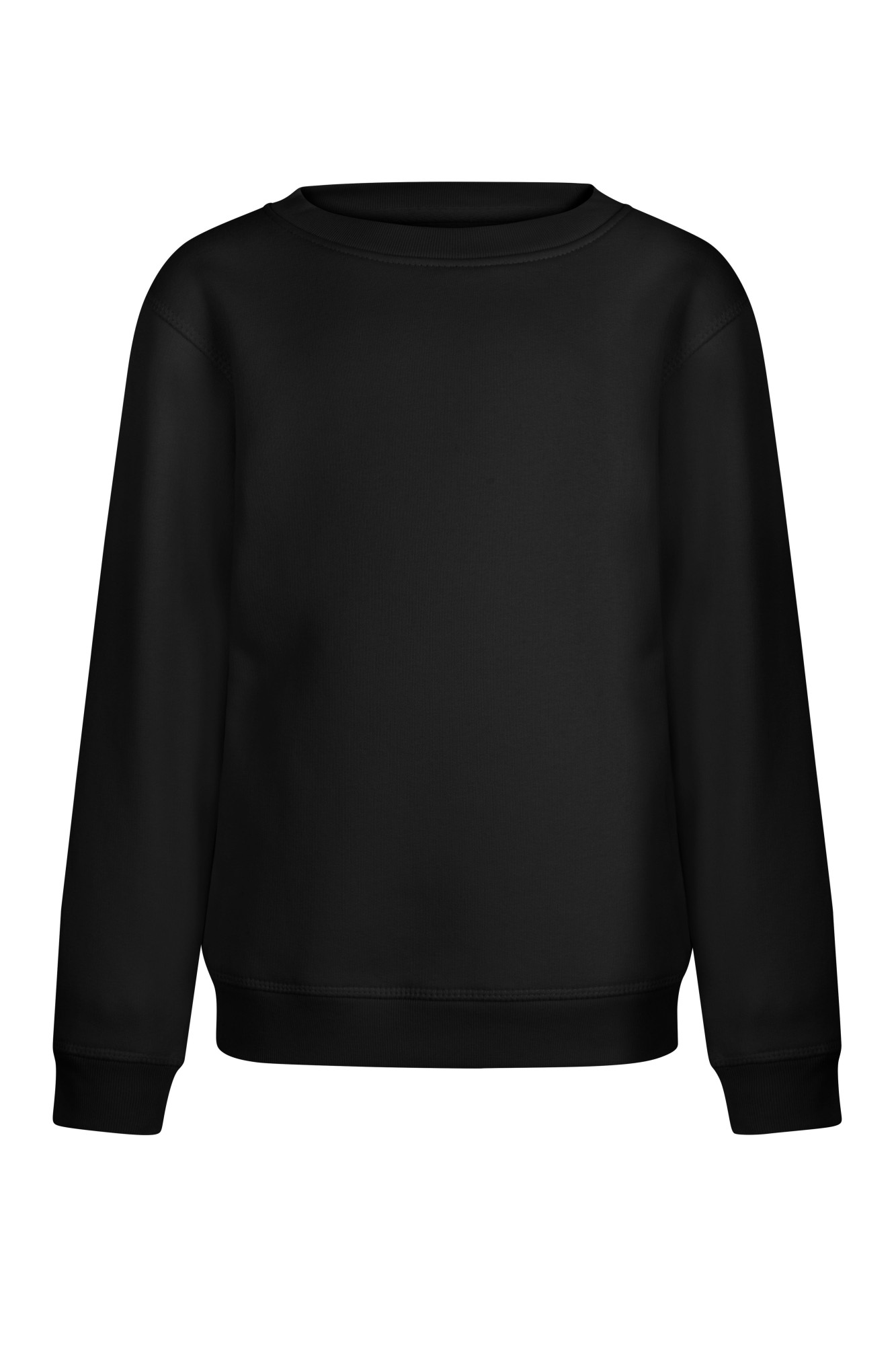 SCN300K.SUDADERA CUELLO REDONDO OCS KI BLACK 1/2