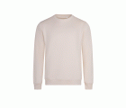 SCN300U.SUDADERA CUELLO REDONDO OCS UN CREAM S