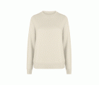 SCN300W.SUDADERA CUELLO REDONDO OCS MU CREAM S
