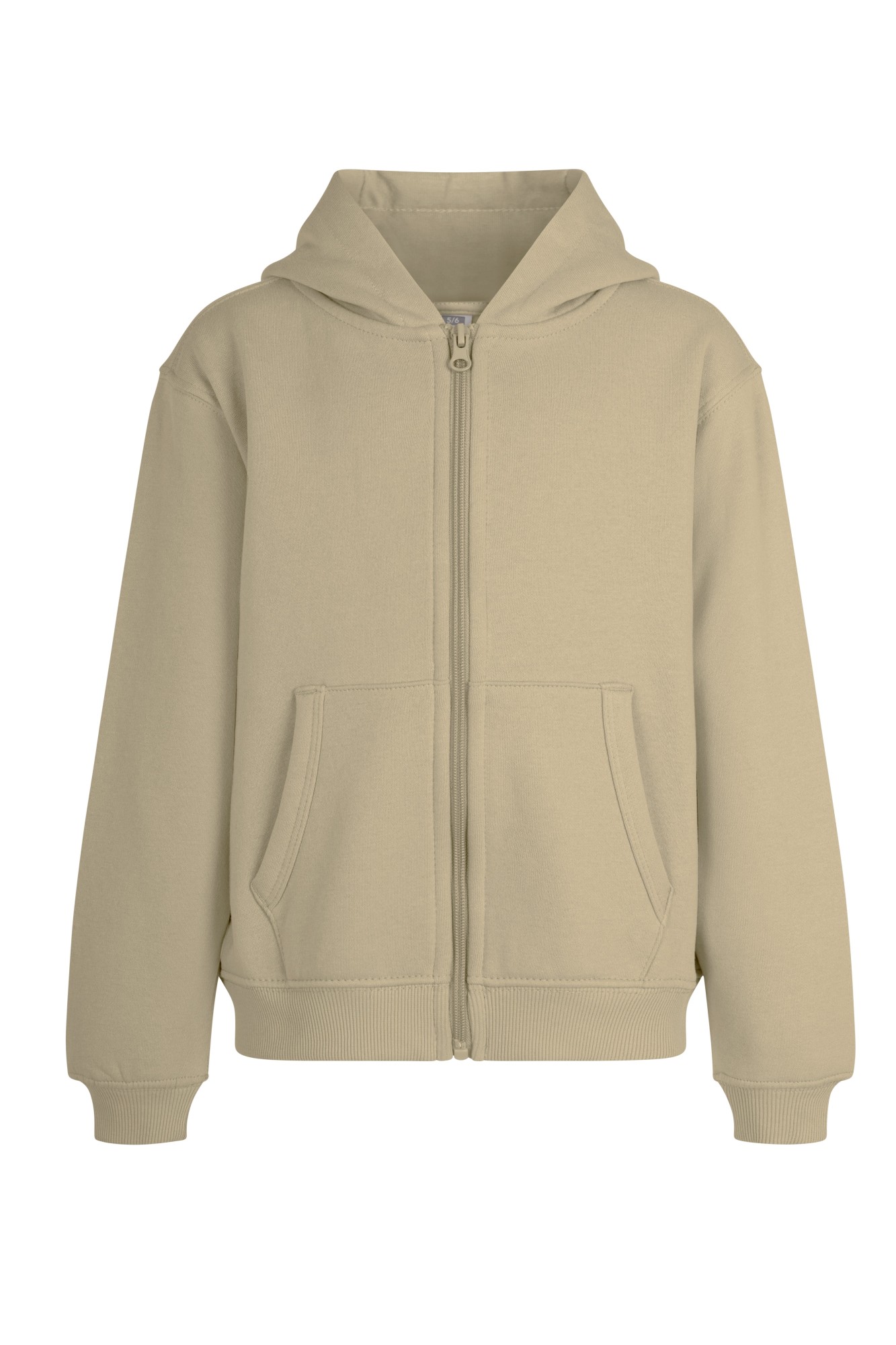 SF270K.SUDADERA CREM/CAPUCHA KIDS LATTE 1/2