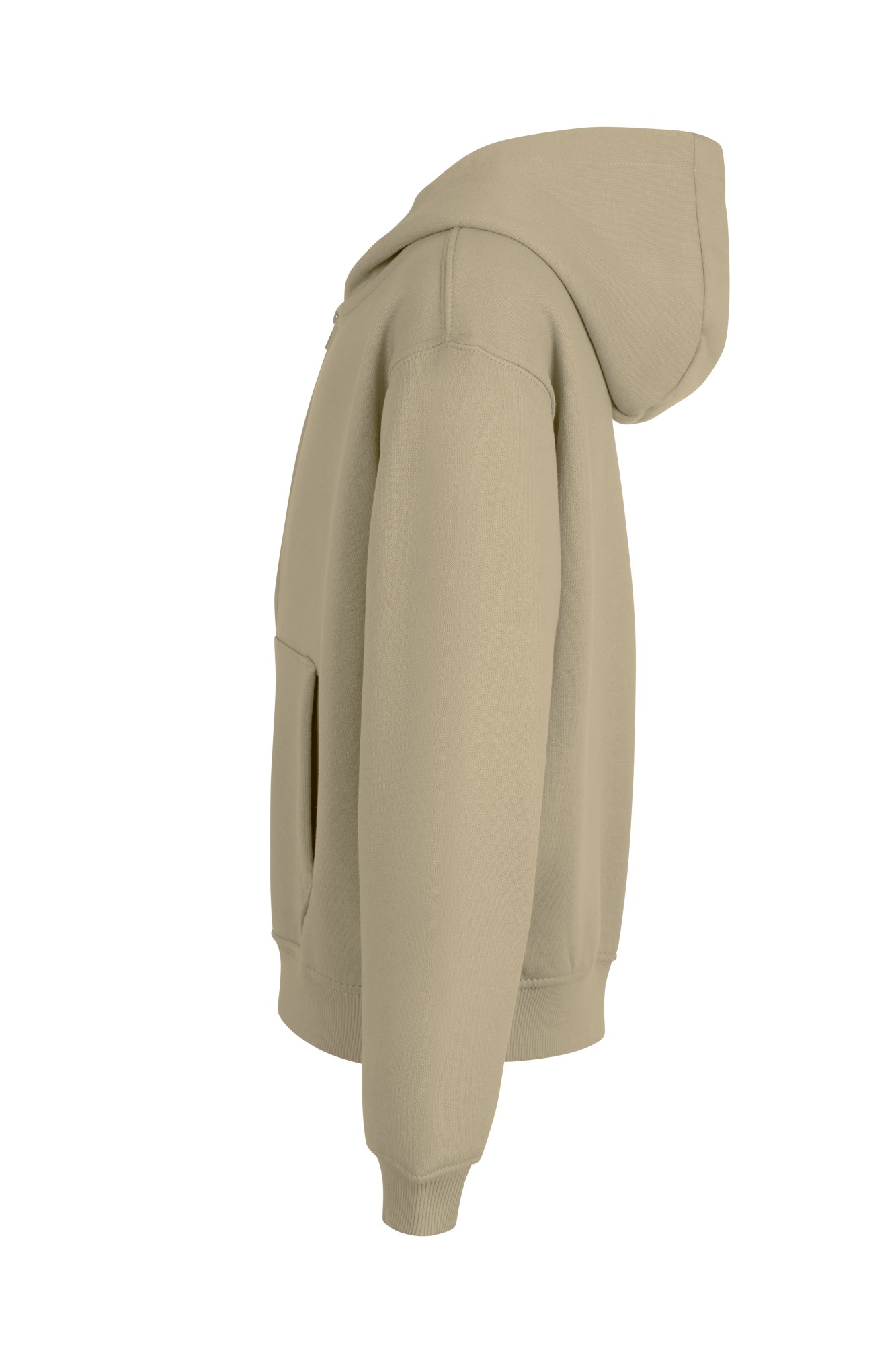 SF270K.SUDADERA CREM/CAPUCHA KIDS LATTE 1/2