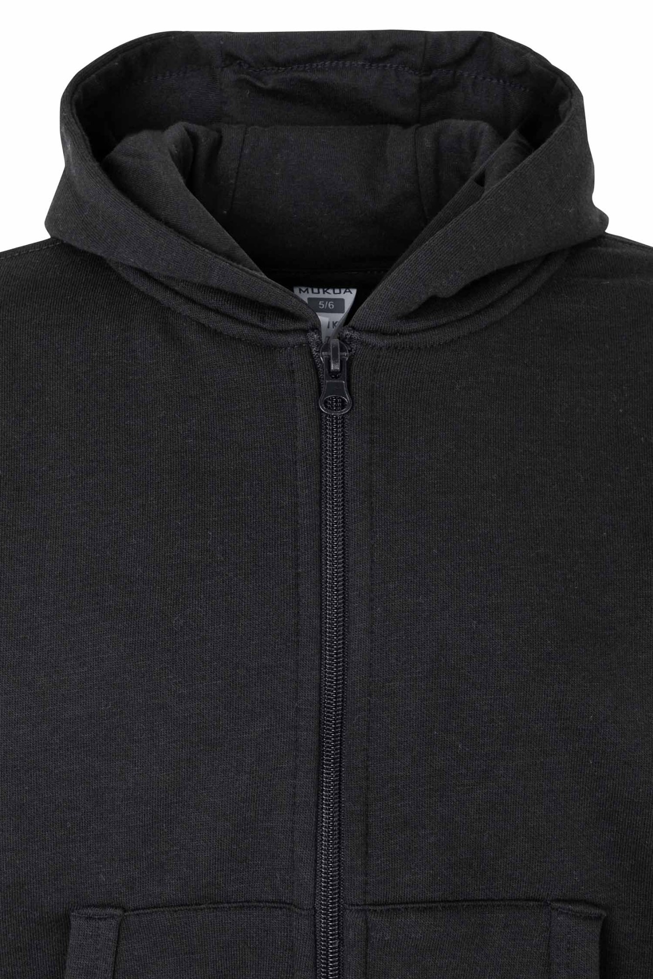 SF270K.SUDADERA CREM/CAPUCHA KIDS BLACK 1/2