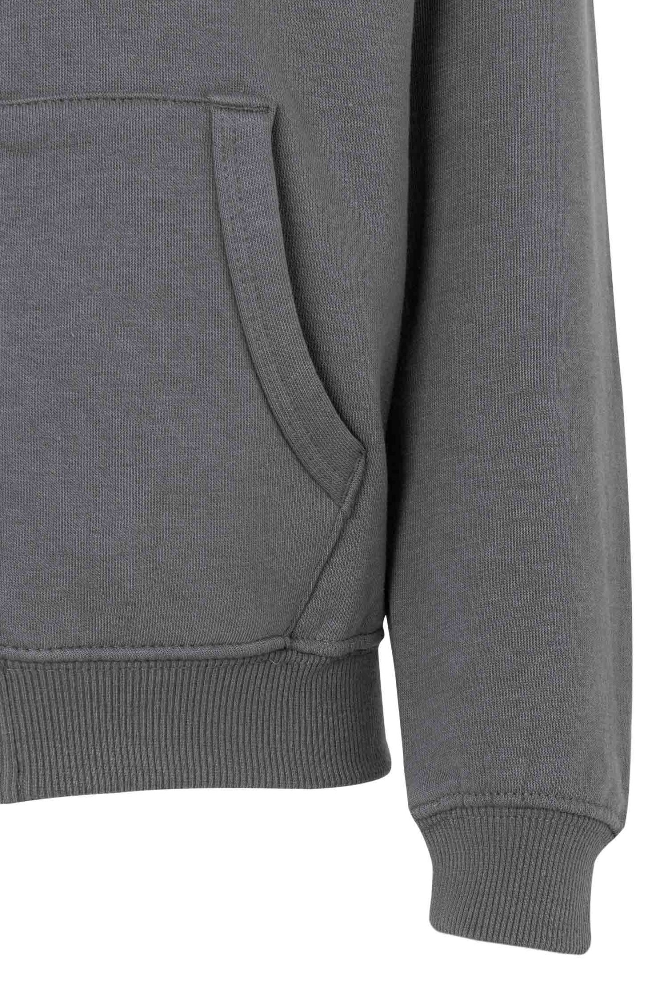 SF270K.SUDADERA CREM/CAPUCHA KIDS DARK GREY 1/2