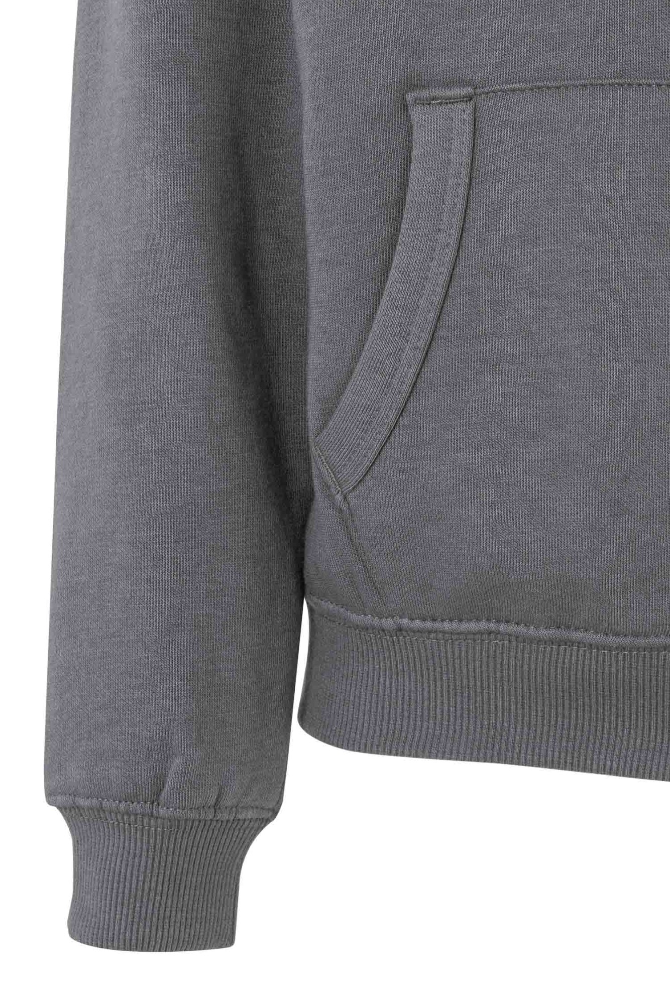 SF270K.SUDADERA CREM/CAPUCHA KIDS DARK GREY 1/2