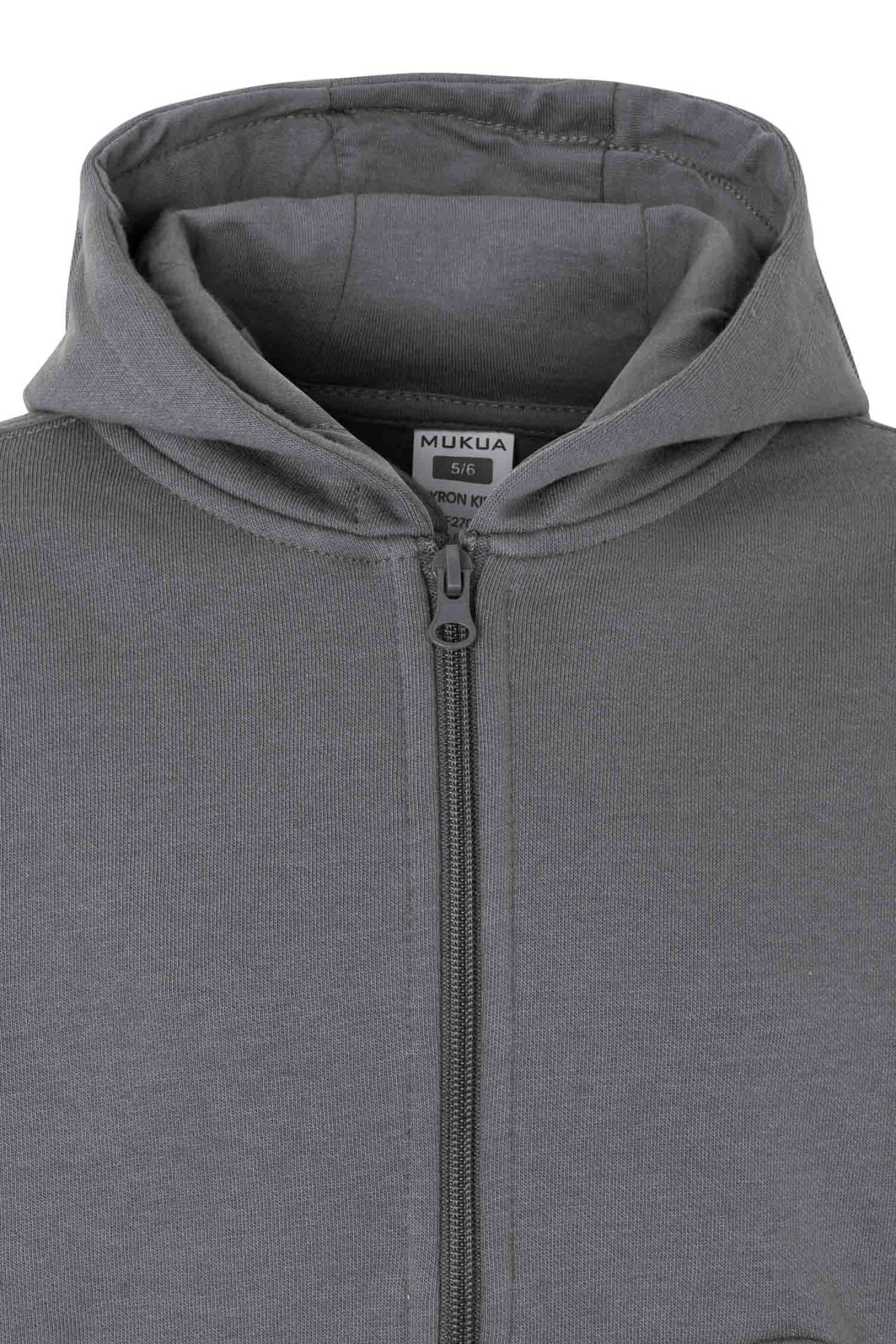 SF270K.SUDADERA CREM/CAPUCHA KIDS DARK GREY 1/2