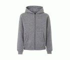 SF270K.SUDADERA CREM/CAPUCHA KIDS HEATHER GREY 1/2