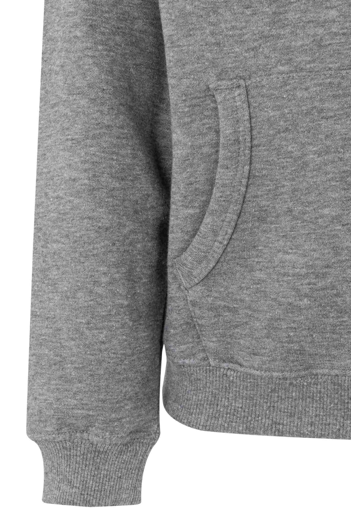 SF270K.SUDADERA CREM/CAPUCHA KIDS HEATHER GREY 1/2