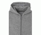 SF270K.SUDADERA CREM/CAPUCHA KIDS HEATHER GREY 1/2