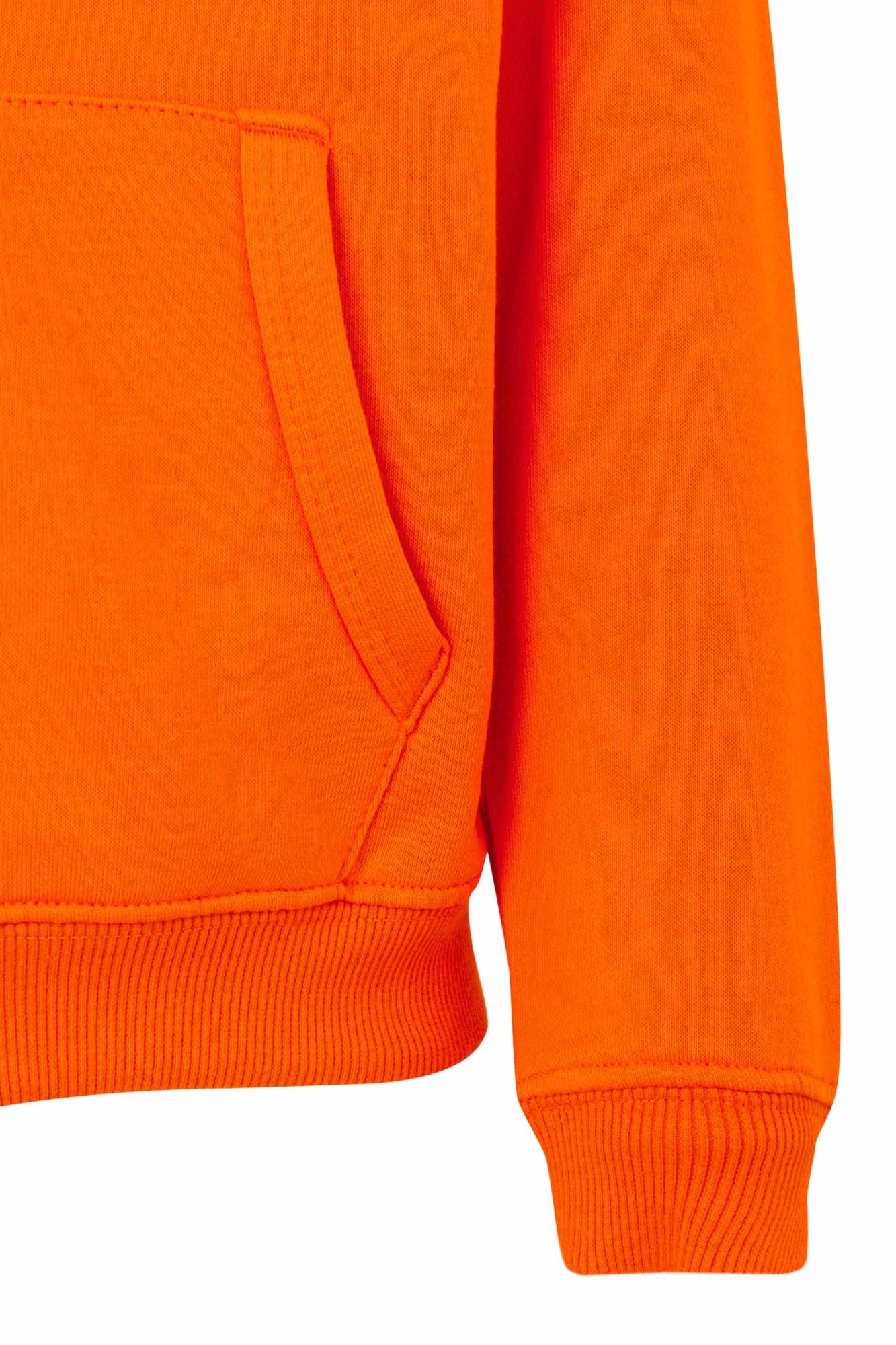 SF270K.SUDADERA CREM/CAPUCHA KIDS ORANGE 1/2