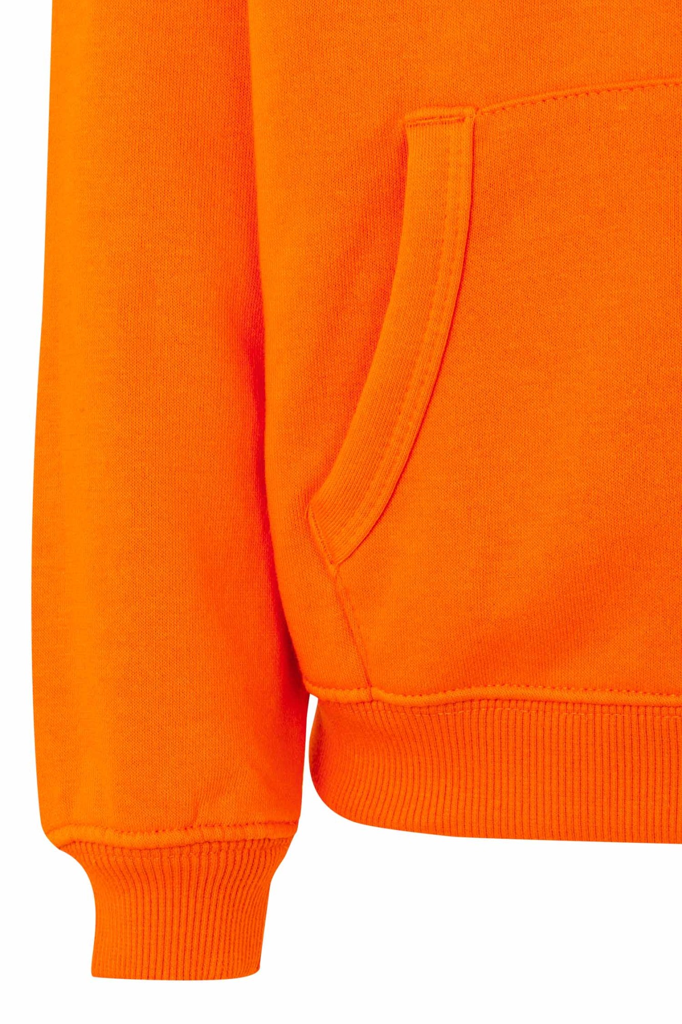 SF270K.SUDADERA CREM/CAPUCHA KIDS ORANGE 1/2