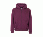 SF270K.SUDADERA CREM/CAPUCHA KIDS WINE 1/2