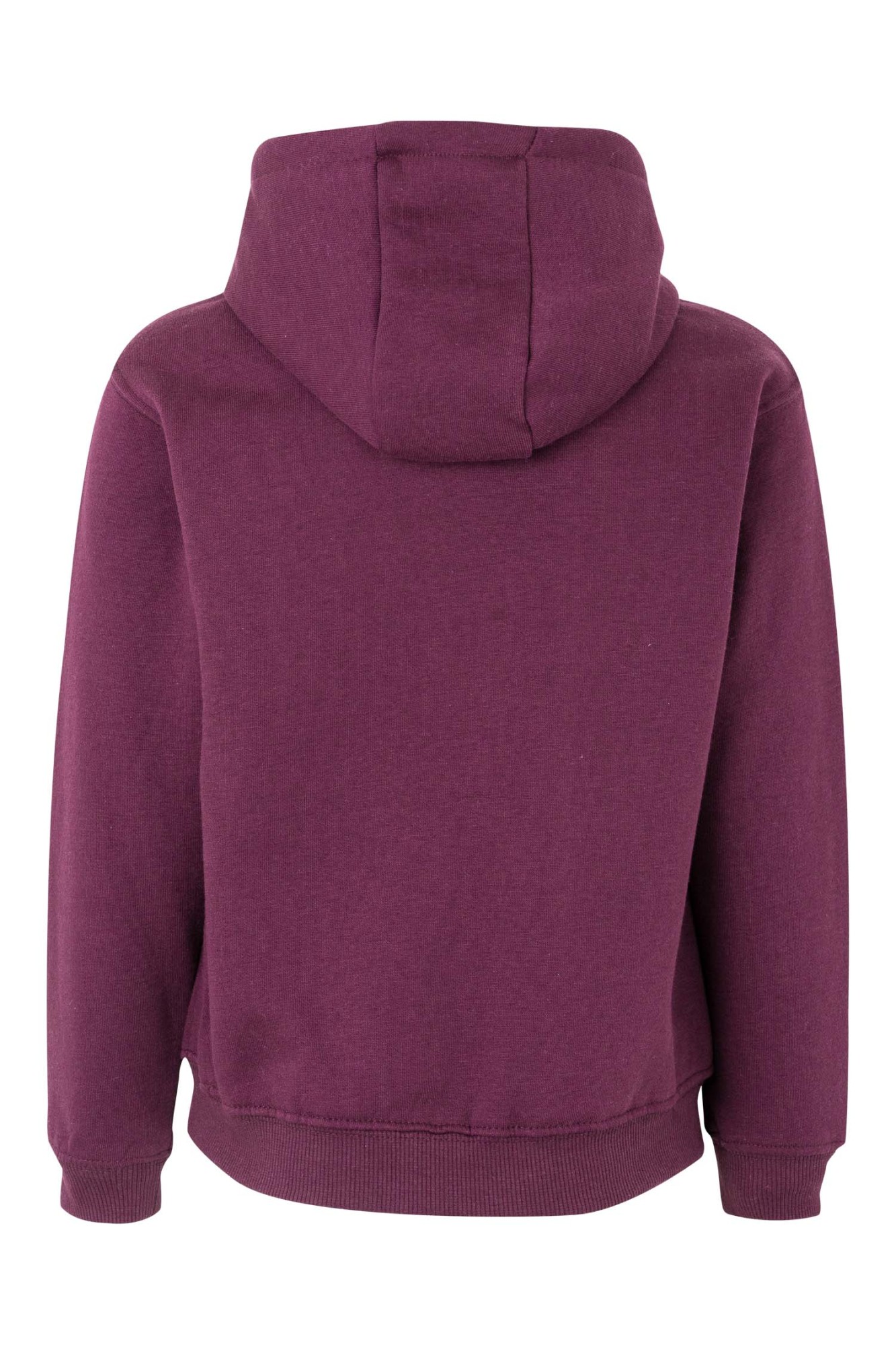 SF270K.SUDADERA CREM/CAPUCHA KIDS WINE 1/2