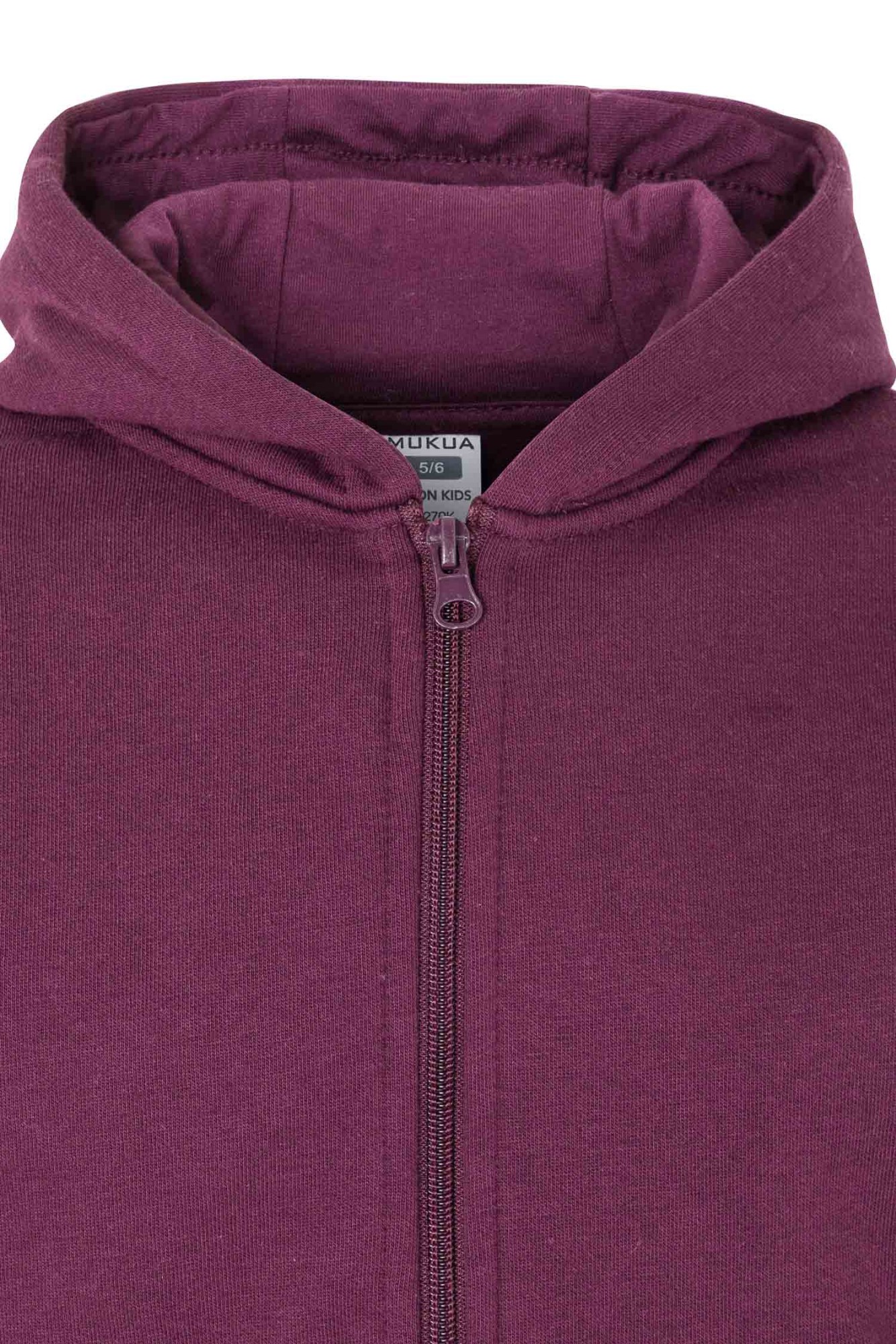 SF270K.SUDADERA CREM/CAPUCHA KIDS WINE 1/2