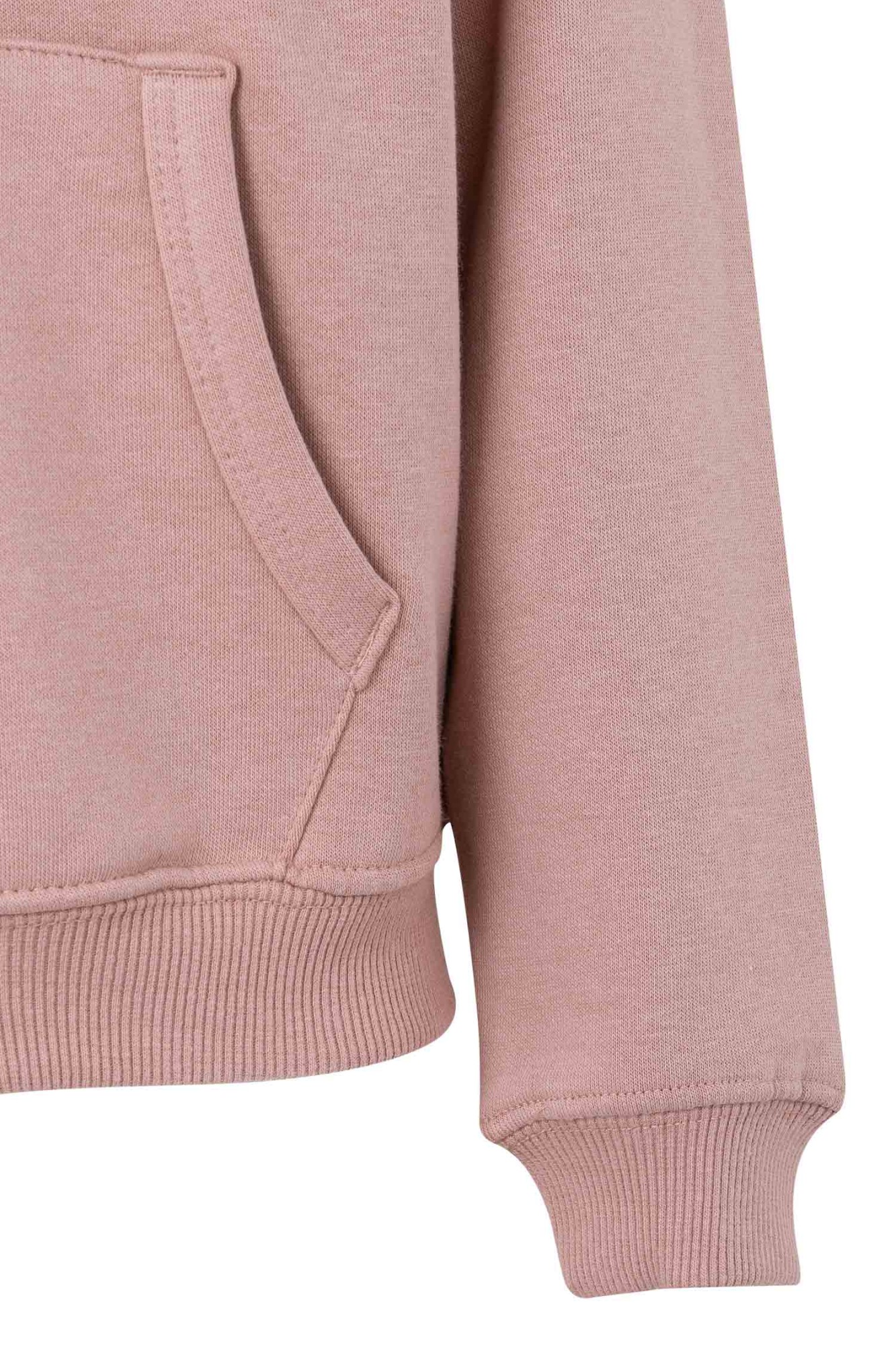 SF270K.SUDADERA CREM/CAPUCHA KIDS PALE ROSE 1/2