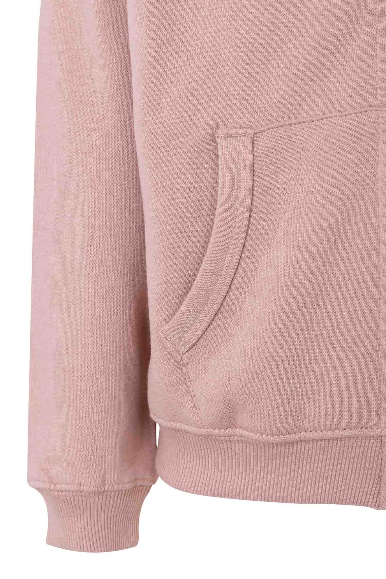 SF270K.SUDADERA CREM/CAPUCHA KIDS PALE ROSE 1/2