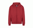 SF270K.SUDADERA CREM/CAPUCHA KIDS CRIMSON 1/2
