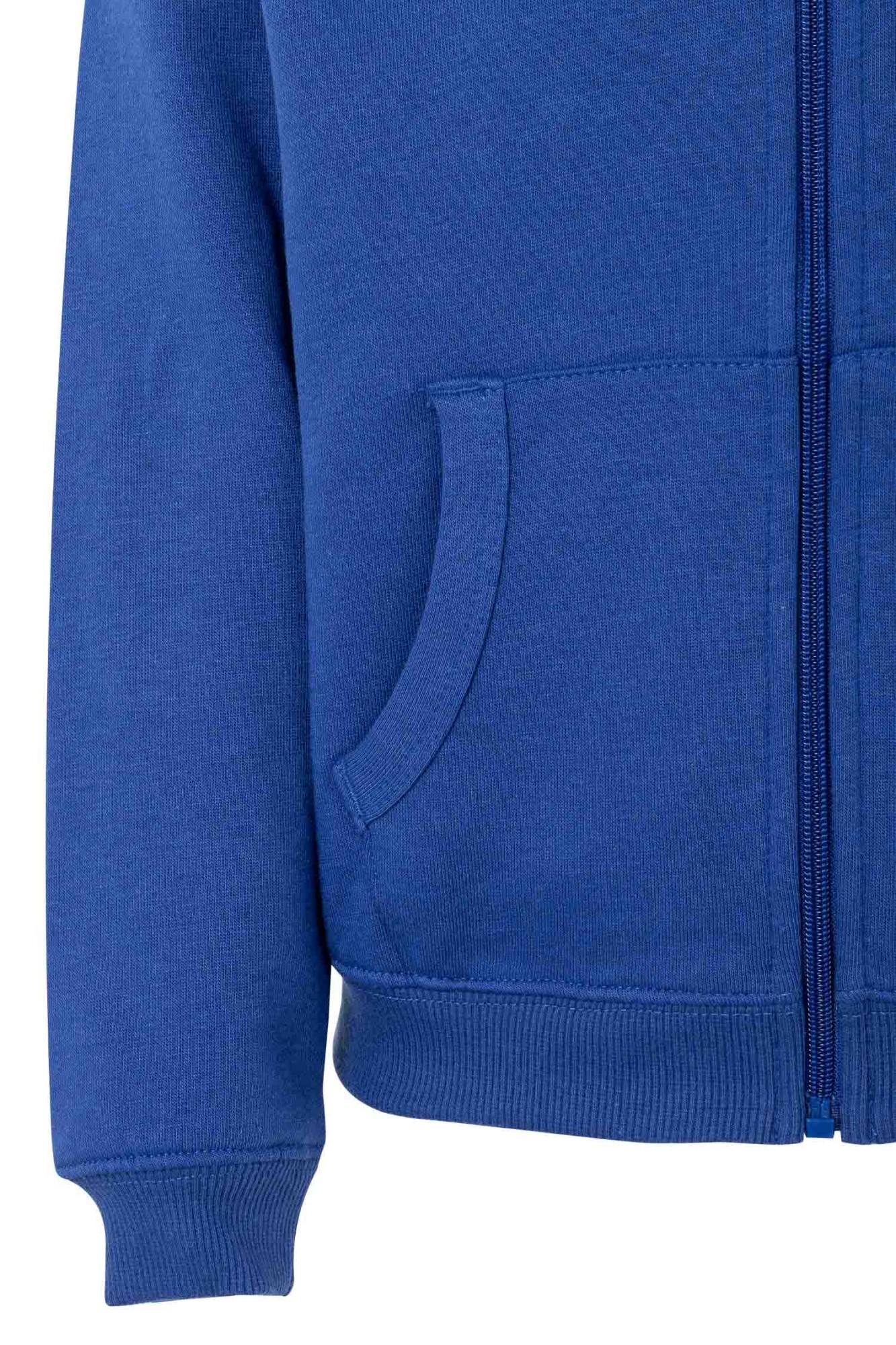 SF270K.SUDADERA CREM/CAPUCHA KIDS ROYAL BLUE 1/2