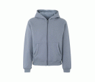 SF270K.SUDADERA CREM/CAPUCHA KIDS BLUE FOG 1/2