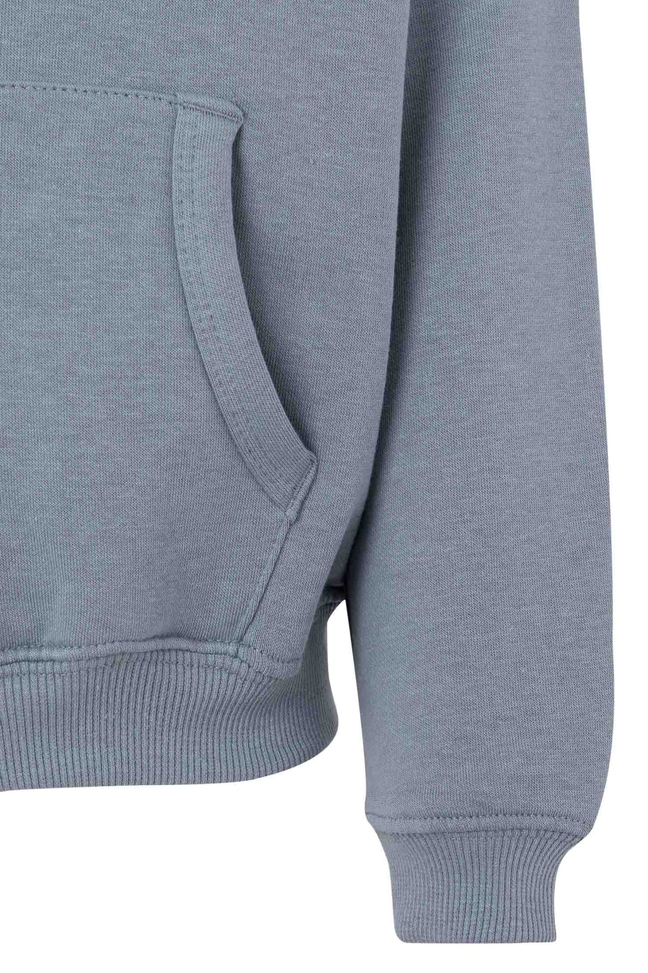 SF270K.SUDADERA CREM/CAPUCHA KIDS BLUE FOG 1/2